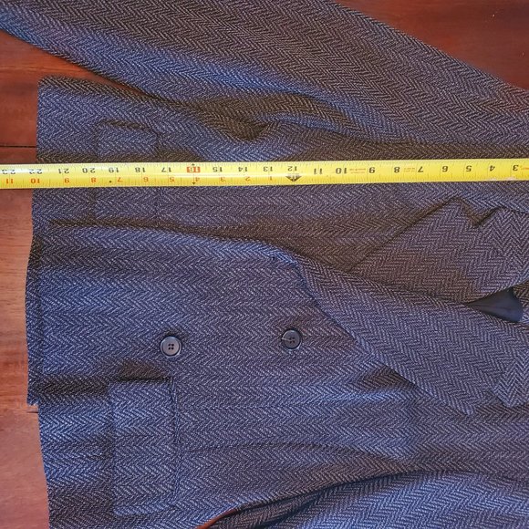 Louben Herringbone Double Breasted Blazer - Picture 13 of 13